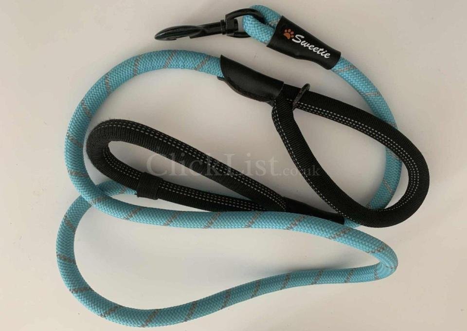 Rope Dog Lead with Double Handle - Lightly Used